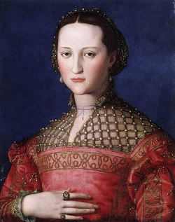 Eleonora Di Toledi, Duchesse of Florence, dated 1543 possibly by Agnolo Bronzino