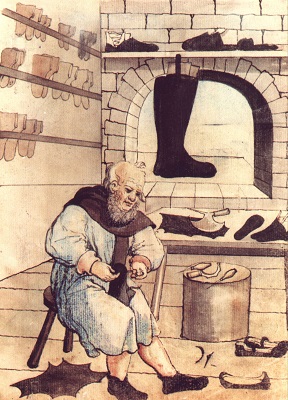 Herman, shoemaker. 1531  From the Das Hausbuch der Mendelschen