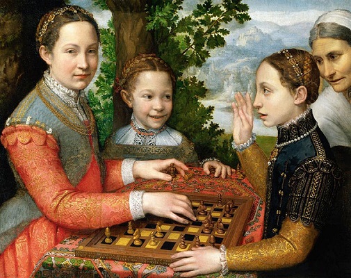 The Chess Game, by Sofonisba Anguissola, 1555.
