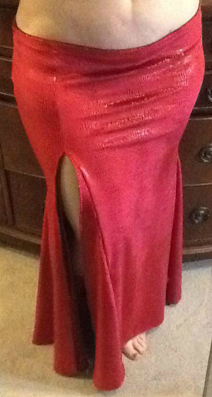 Ruby Trumpet Skirt